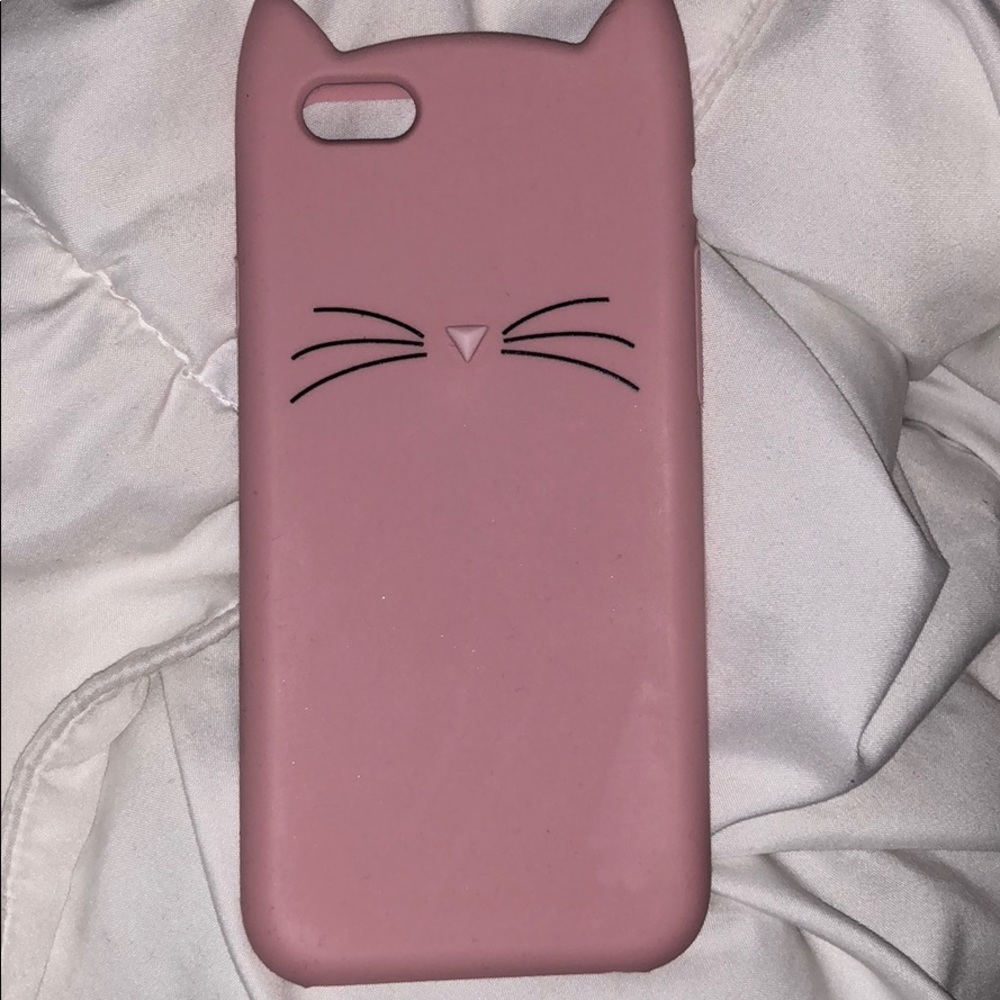 iPhone 6s pink cat phone case